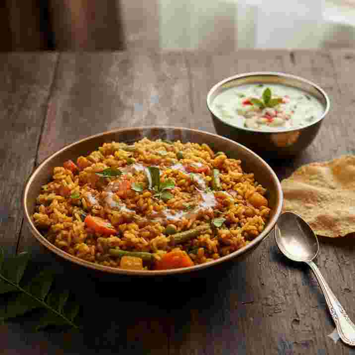 Bisi Bele Bhath & Raita